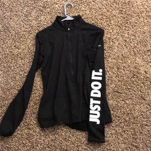 Women Nike dri-fit half zip pullover